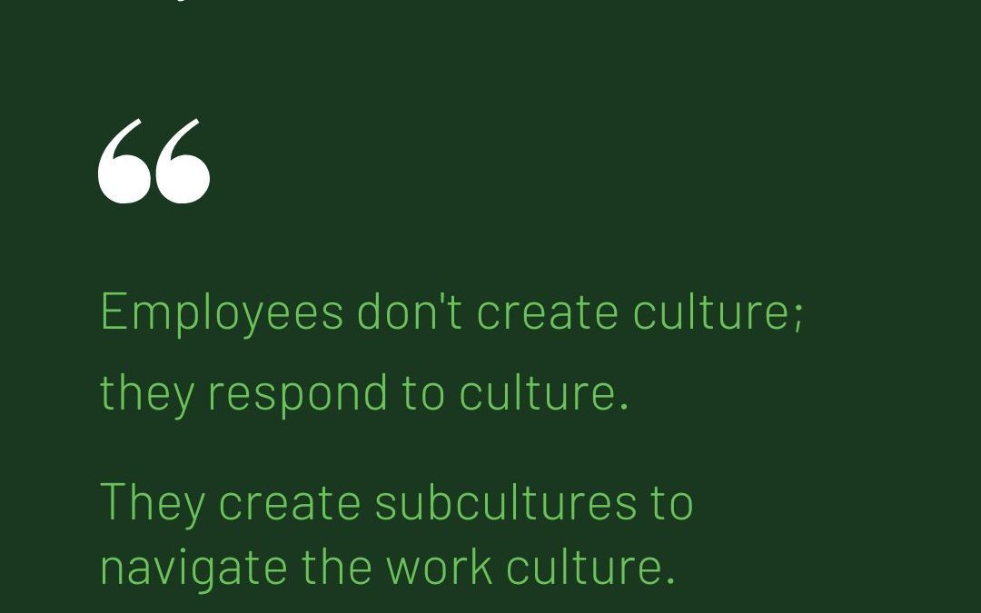 Who creates Culture?